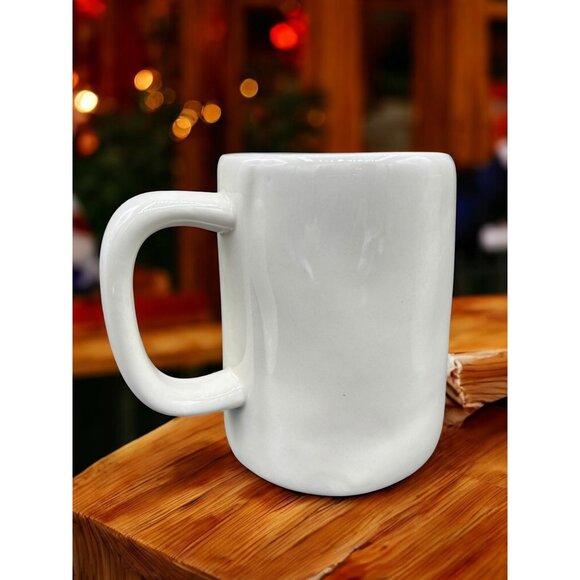 Rae Dunn Set of Christmas Mugs Mr. Claus, Mrs. Claus Artisan Collection - Picture 5 of 11